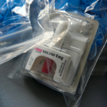 Narcan nasal spray used to reverse an overdose of opioids